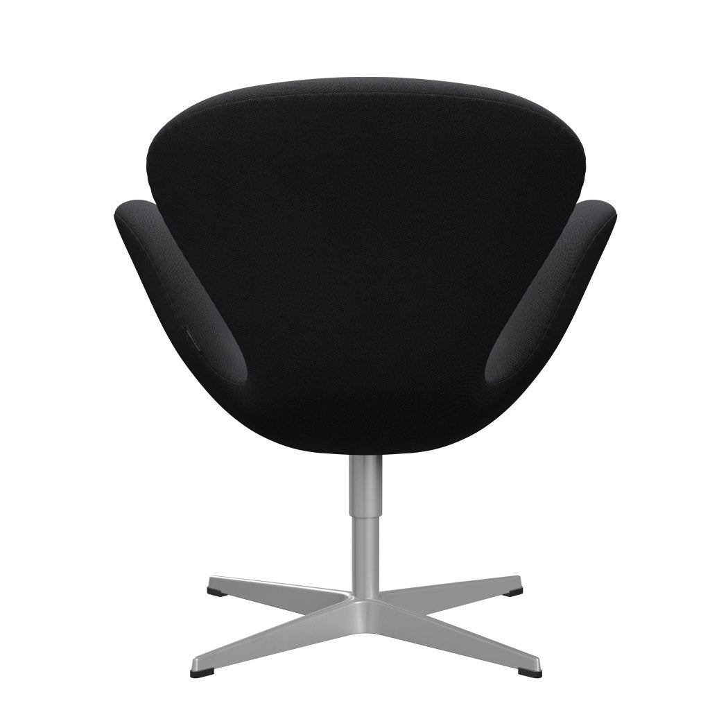 Fritz Hansen Swan Lounge Silla, gris plateado/moreno marrón/azul oscuro