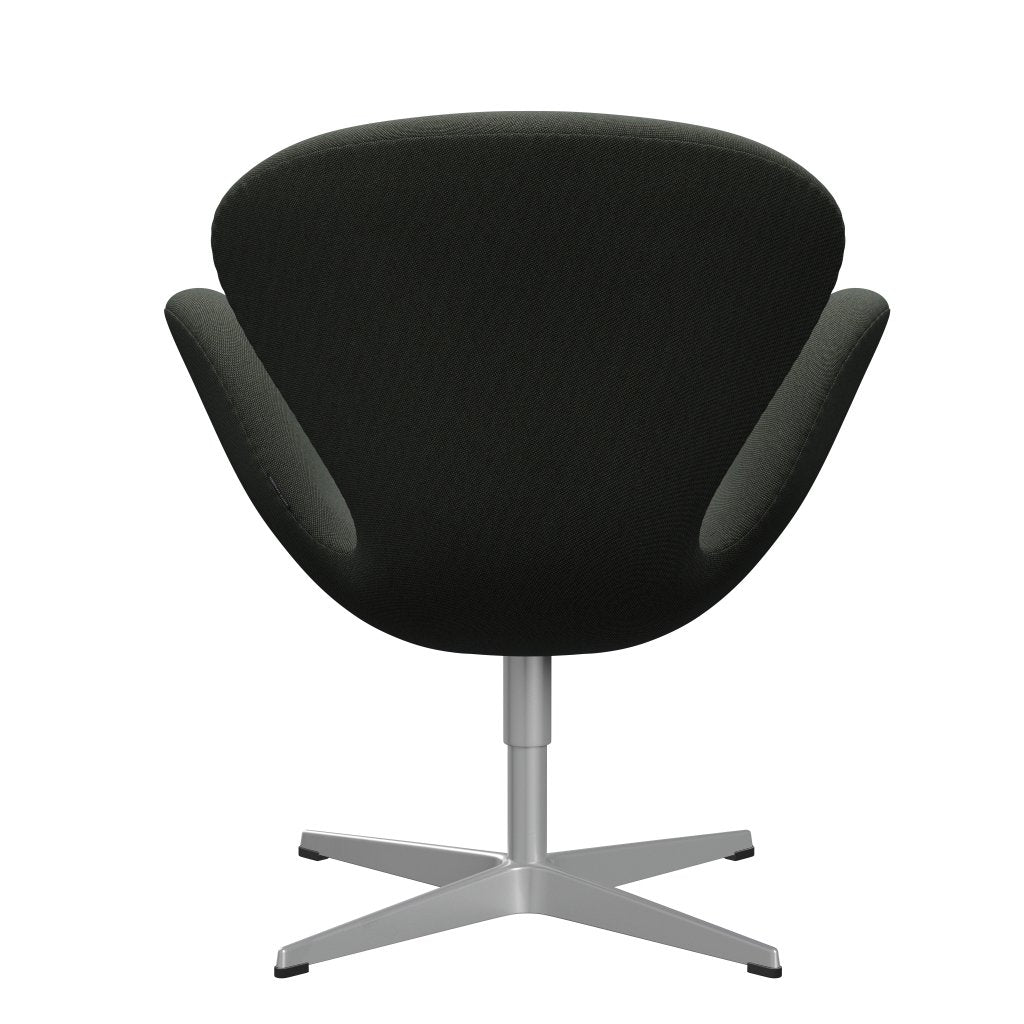 Fritz Hansen Swan Lounge Silla, gris plateado/moreno de color marrón/verde musgo