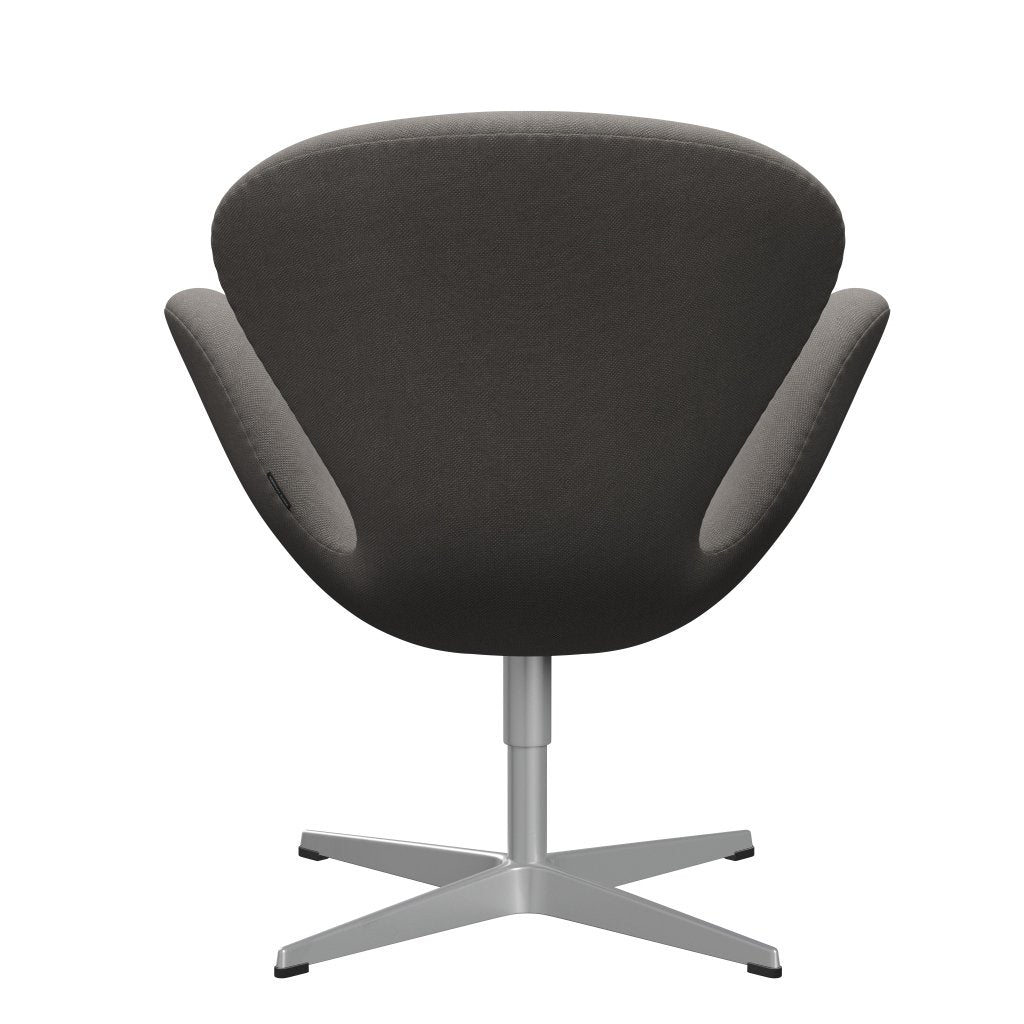 Fritz Hansen Swan Lounge Sillón, gris plateado/escamado de gris medio