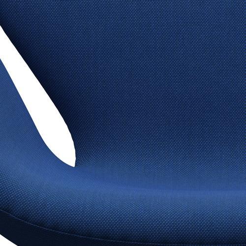 Fritz Hansen Joutsen lounge -tuoli, hopeaharmaa/teräslecut Trio Cobalt Blue