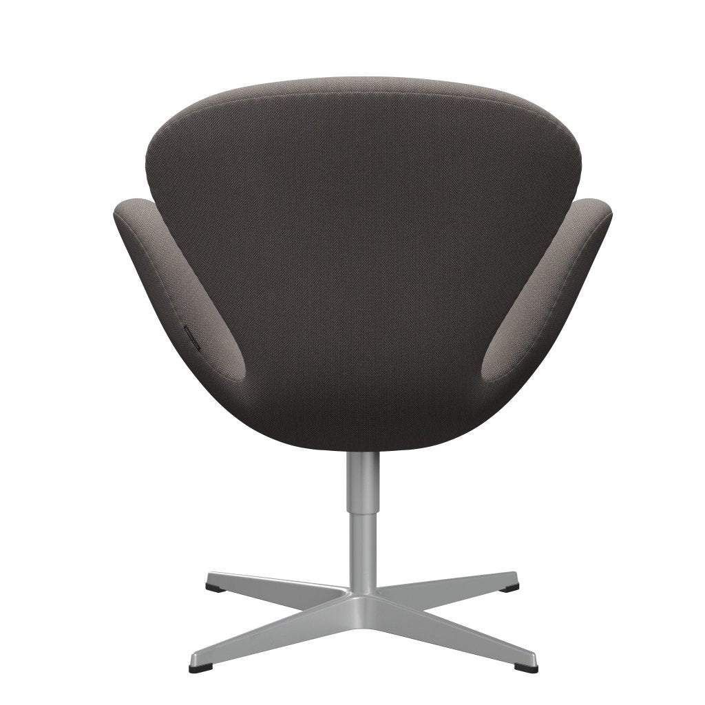 Fritz Hansen Swan Lounge Silla, gris plateado/trío de steador arena oscura