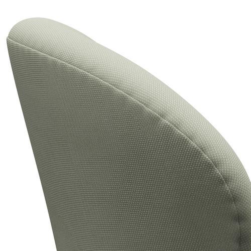 Fritz Hansen Swan Lounge Silla, gris plateado/lámpara turquesa de acero de acero