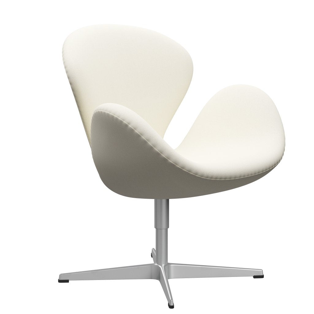 Fritz Hansen Chaise salon de cygne, crème gris argenté / sunniva