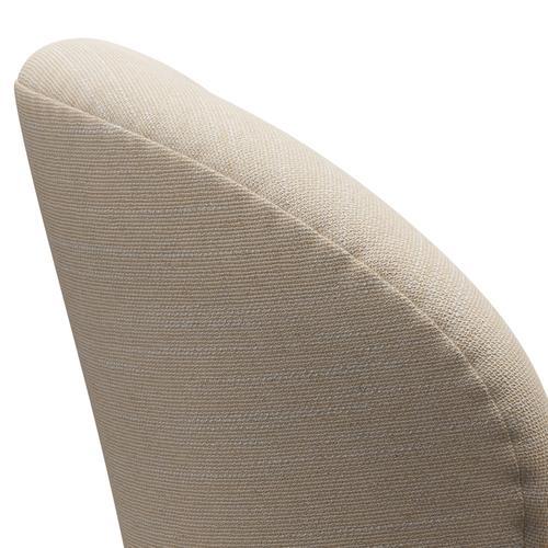 Fritz Hansen Chaise salon de cygne, crème gris argenté / sunniva / sable