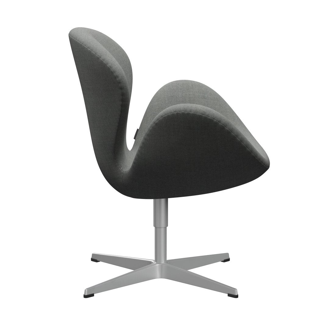 Fritz Hansen Chaise salon de cygne, gris argenté / gris sunniva