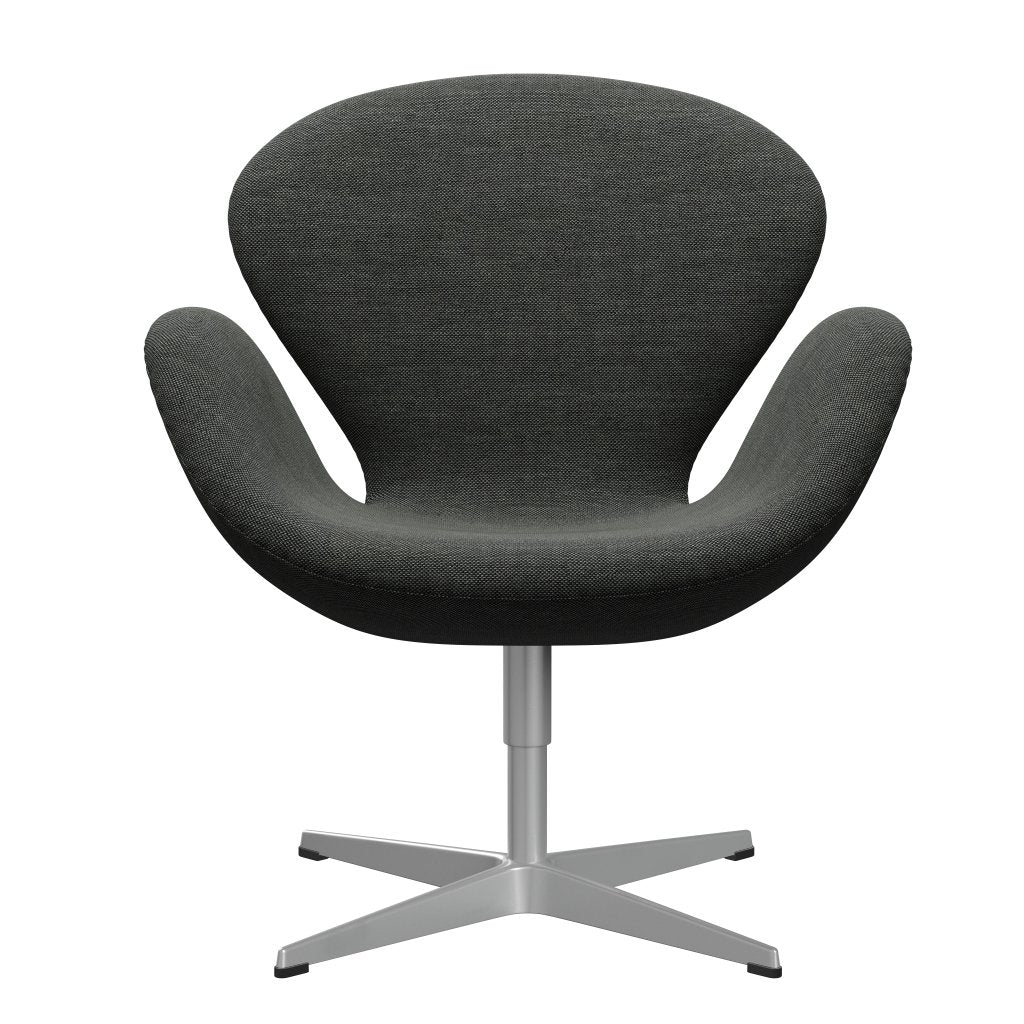 Fritz Hansen Chaise salon de cygne, gris argenté / sunniva gris clair / gris foncé