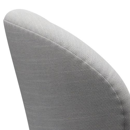 Fritz Hansen Chaise salon de cygne, gris argenté / sunniva naturel / gris clair