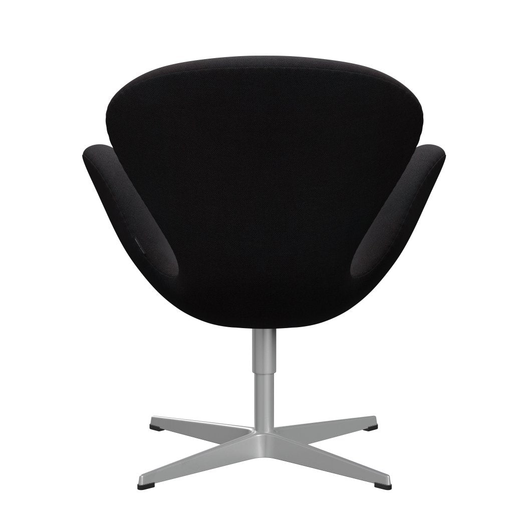 Fritz Hansen Swan Lounge Chair, Silver Grey / Sunniva Black (683)