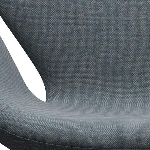 Fritz Hansen Chaise salon de cygne, bleu doux gris argenté / sunniva