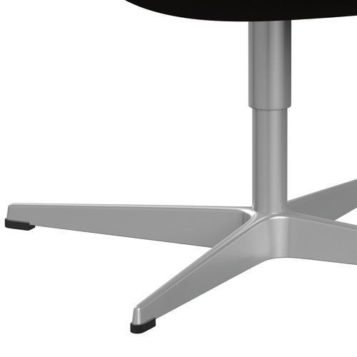 Sedia da salotto Fritz Hansen Swan, grigio argento/tonus marrone scuro