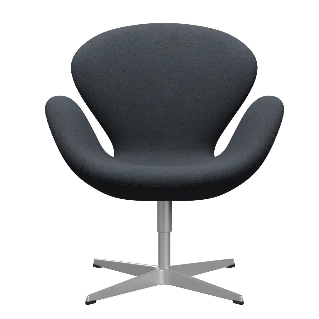 Fritz Hansen Chaise salon de cygne, gris gris / tonus argenté gris foncé