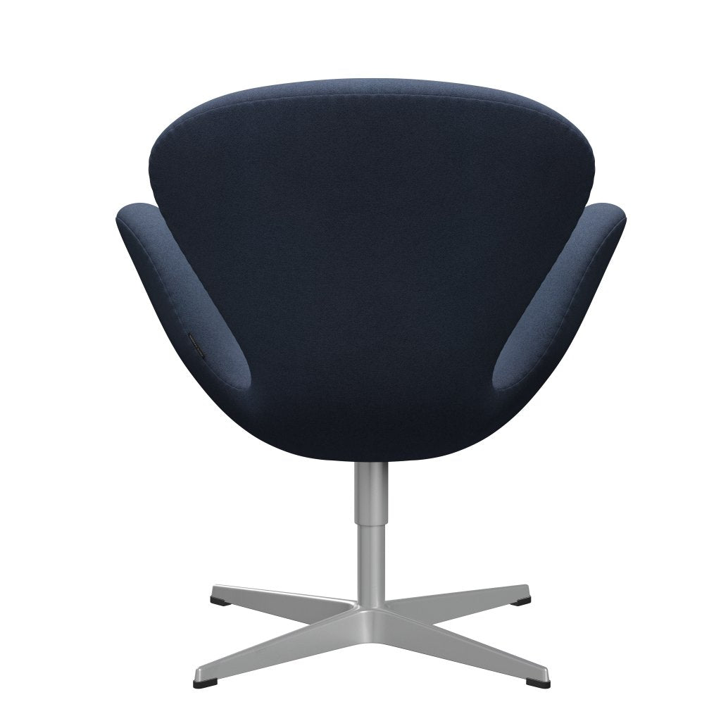 Fritz Hansen Swan Lounge -stoel, zilvergrijs/tonus grijs blauw