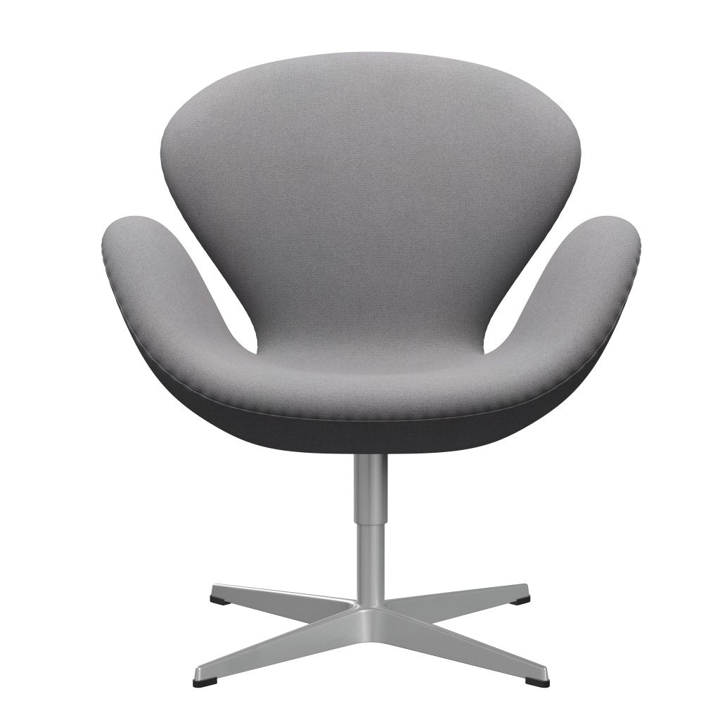 Fritz Hansen Chaise salon de cygne, gris gris / tonus argenté