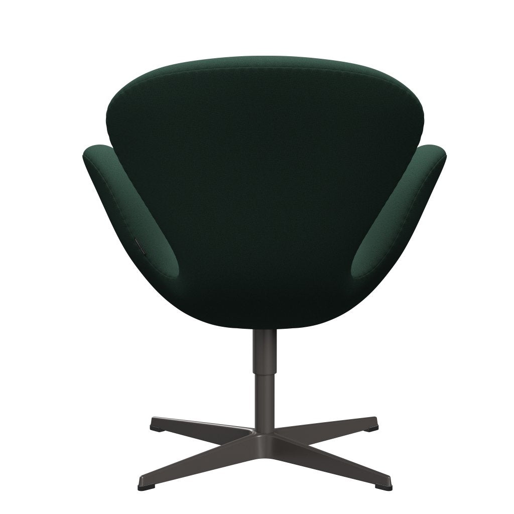 Sedia da salone Fritz Hansen Swan, calda grafite/Christianshavn Dark Green Uni