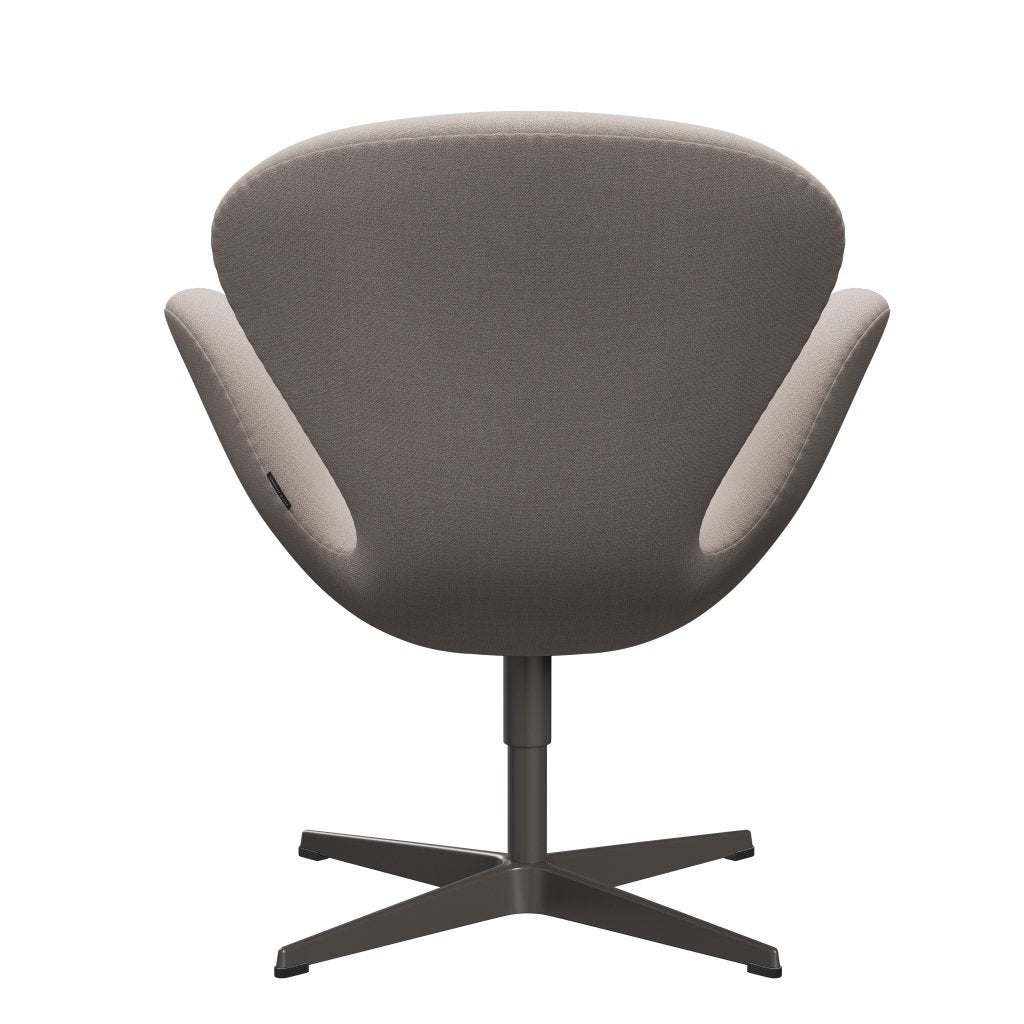 Sedia da salone Fritz Hansen Swan, caldo grafite/Christianshavn Light Beige