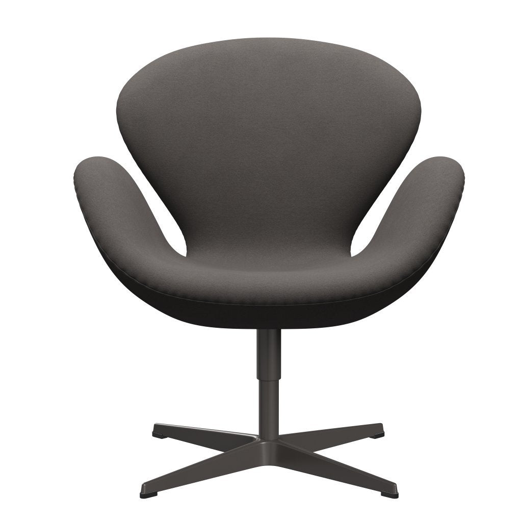 Sedia fritz Hansen Swan Lounge, calda grafite/comfort grigio scuro (60008)