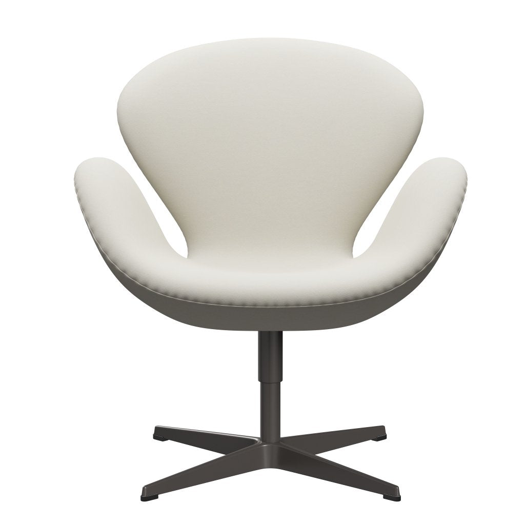 Sedia da salotto Fritz Hansen Swan, grigio chiaro di grafite/comfort calda