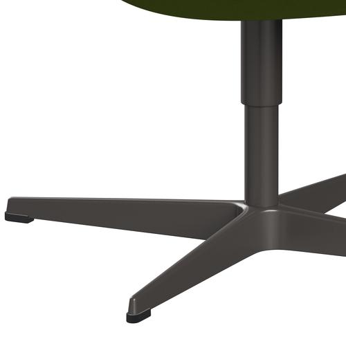 Sedia fritz Hansen Swan Lounge, grafite calda/comfort verde chiaro (68000)