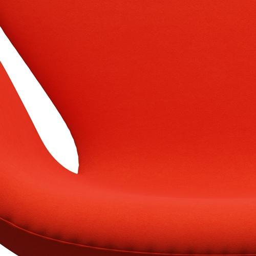 Fritz Hansen Swan Lounge Sillón, grafito cálido/comodidad naranja/rojo