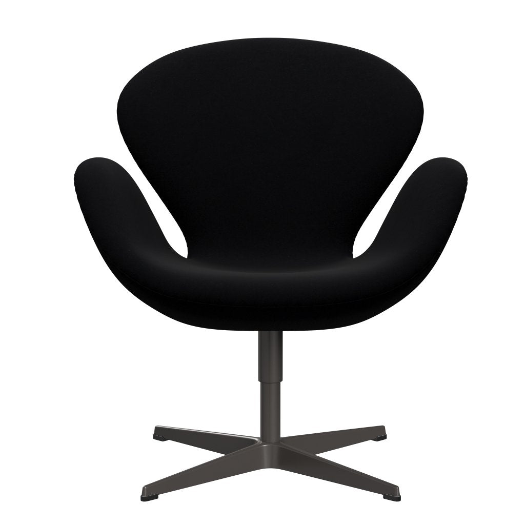 Fritz Hansen Swan Lounge stol, varm grafit/komfort sort (00050)