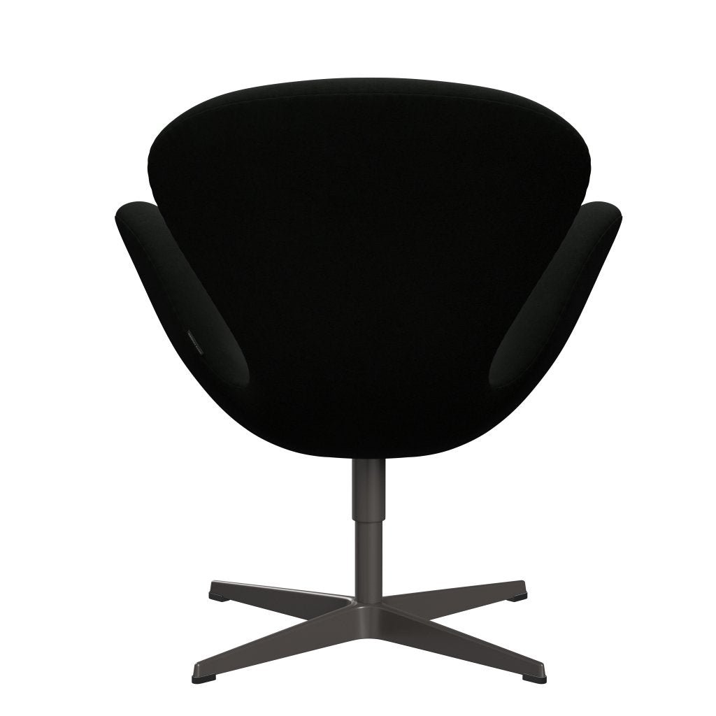 Fritz Hansen Swan Lounge Silla, Grafito cálido/confort negro (60009)