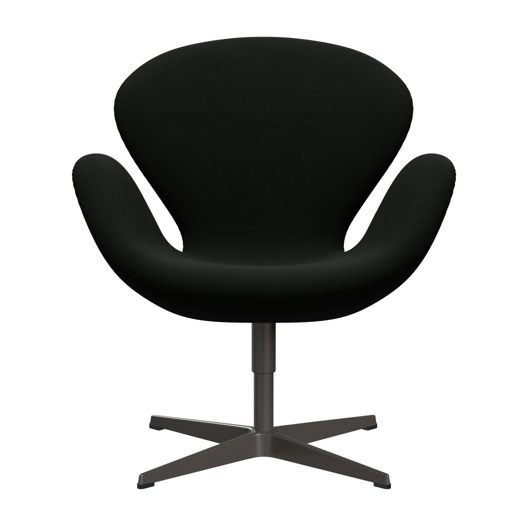 Sedia da salone Fritz Hansen Swan, calda grafite/comfort nero (60009)