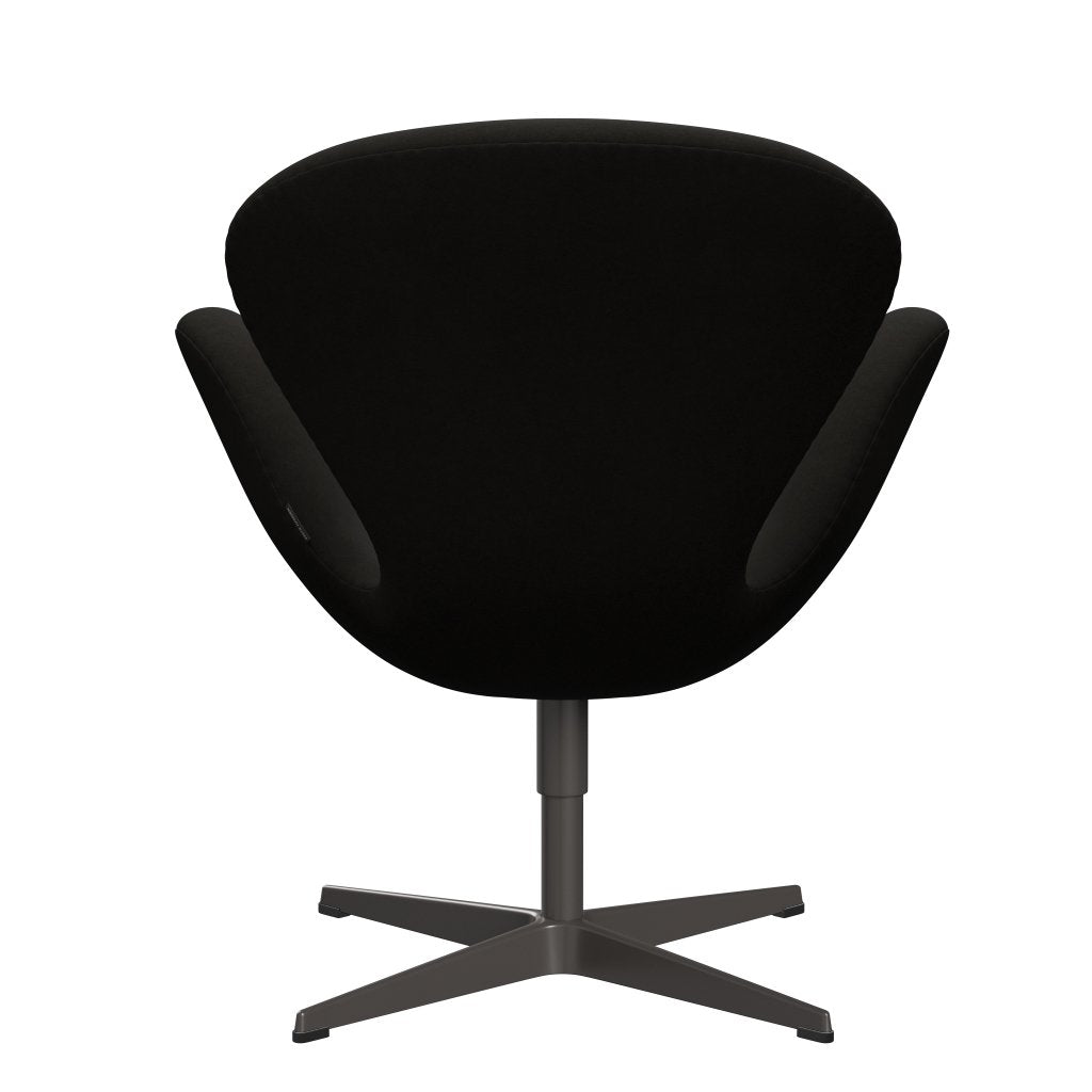 Fritz Hansen Swan Lounge Stuhl, warmer Graphit/Komfort Schwarz (61013)