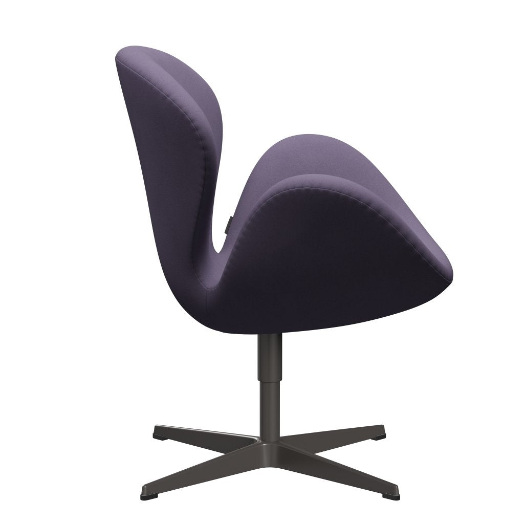 Fritz Hansen Swan Lounge stol, varm grafit/komfort Violet