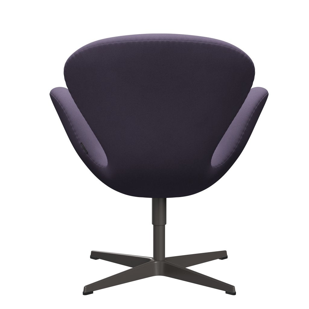 Fritz Hansen Swan Lounge Silla, Grafito cálido/Confort Violet