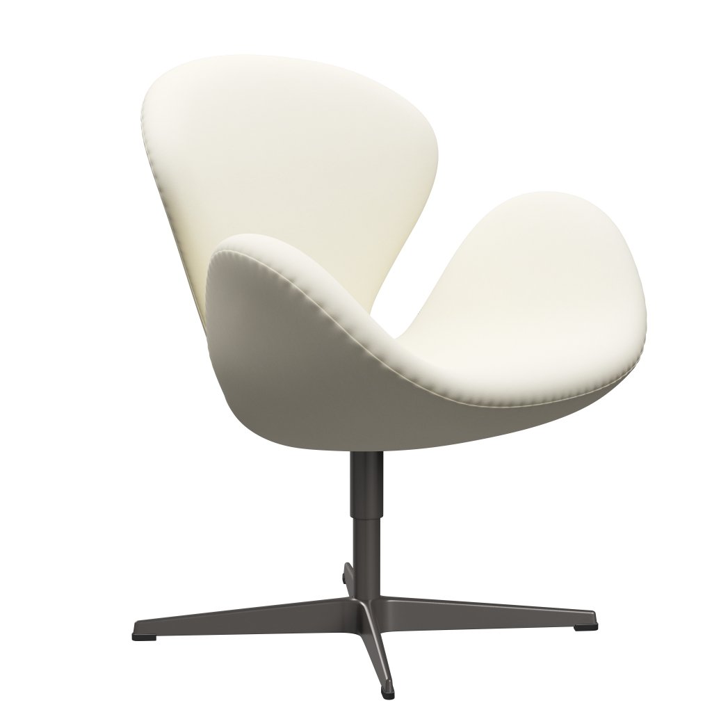 Fritz Hansen Swan Lounge Silla, Grafito cálido/comodidad blanca