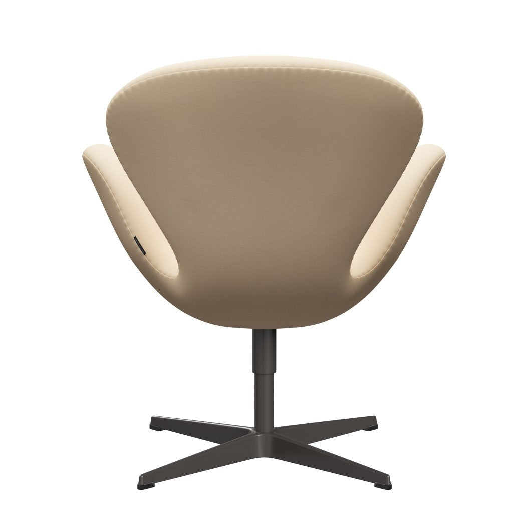 Fritz Hansen Swan Lounge -stoel, warm grafiet/comfortwit/beige