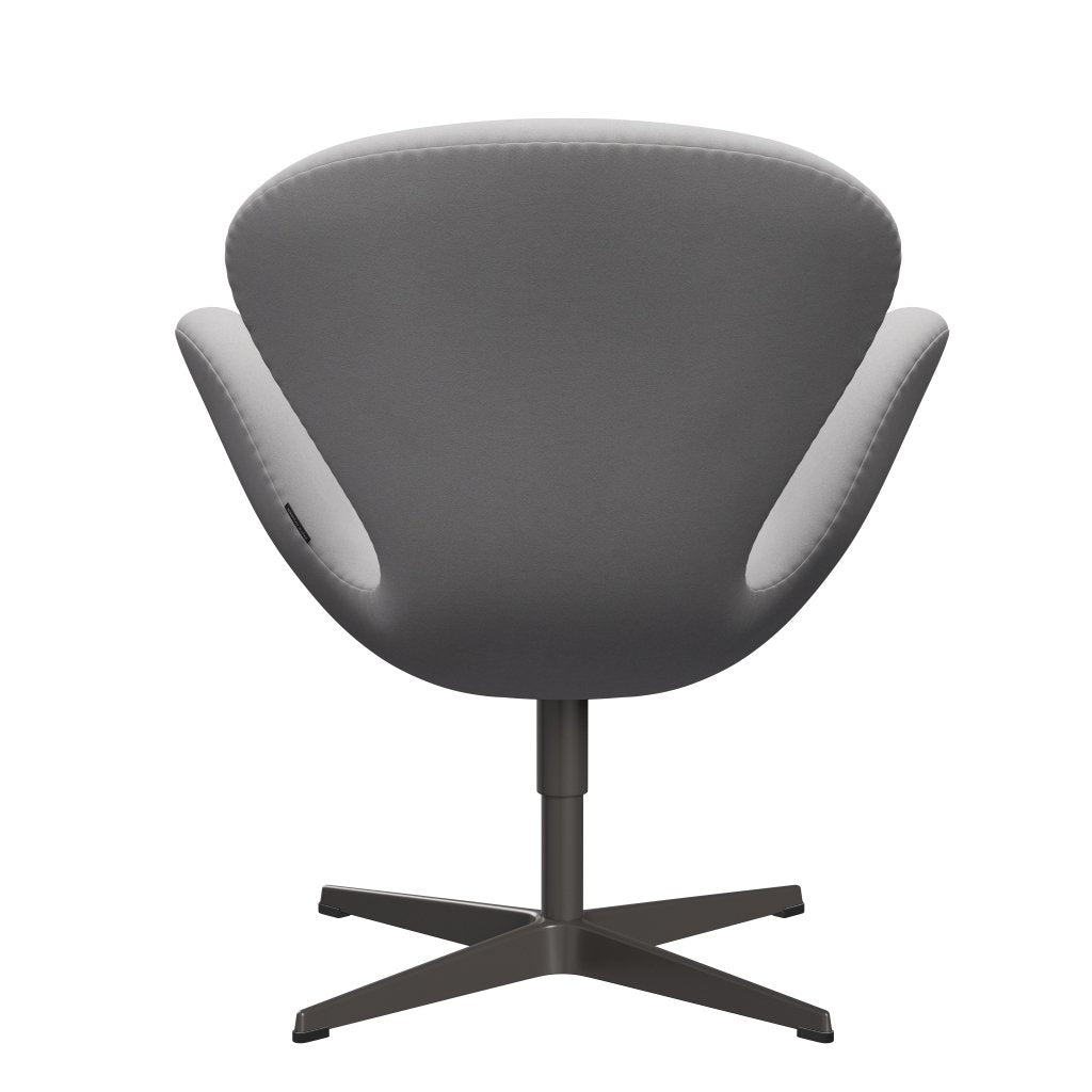 Sedia fritz Hansen Swan Lounge, calda grafite/comfort bianco/grigio