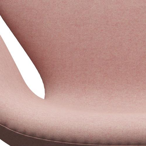 Sillón Fritz Hansen Swan, grafito cálido/Divina MD Soft Pink