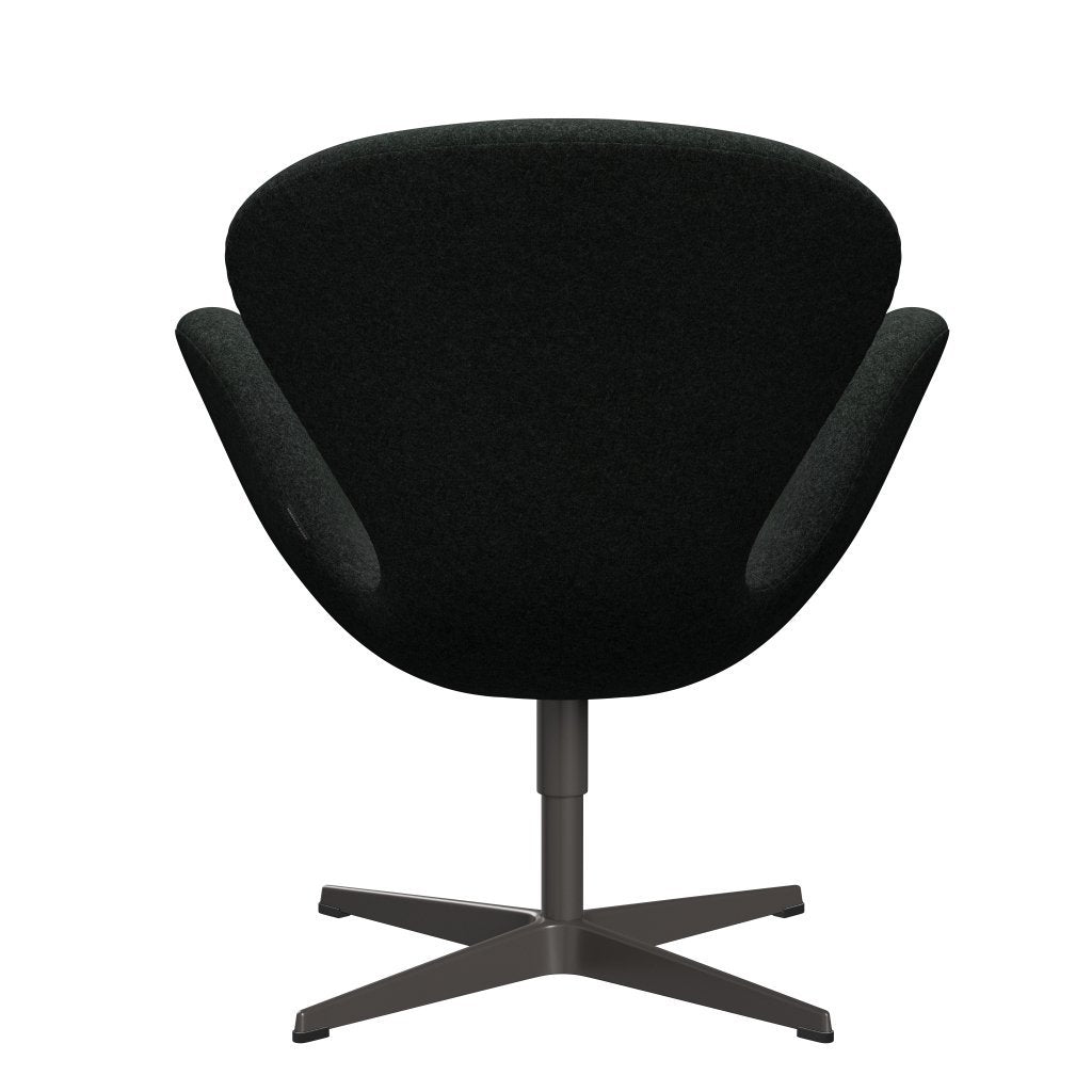 Sedia fritz Hansen Swan Lounge, calda grafite/Divina Melange Salt & Pepe