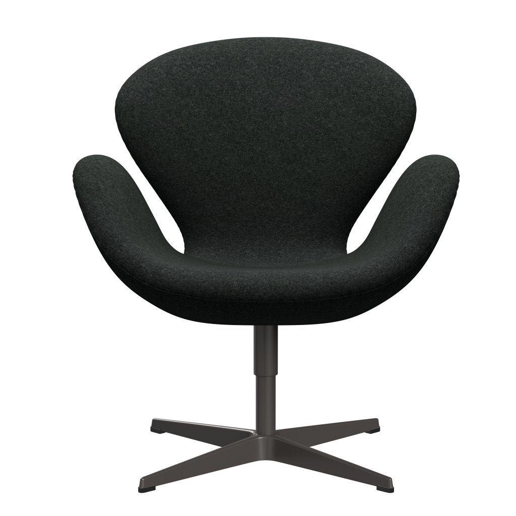 Fritz Hansen Swan Lounge Chair, Warm Graphite/Divina Melange Salt & Pepper