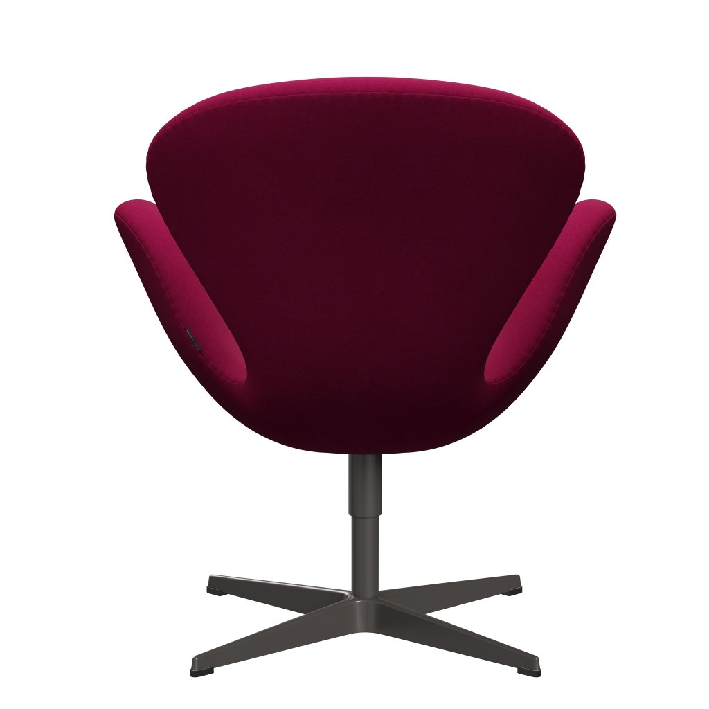 Fritz Hansen Swan Lounge stoel, warm grafiet/divina roze donker