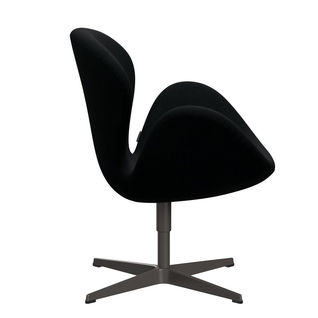 Fritz Hansen Swan Lounge stol, varm grafit/divina sort