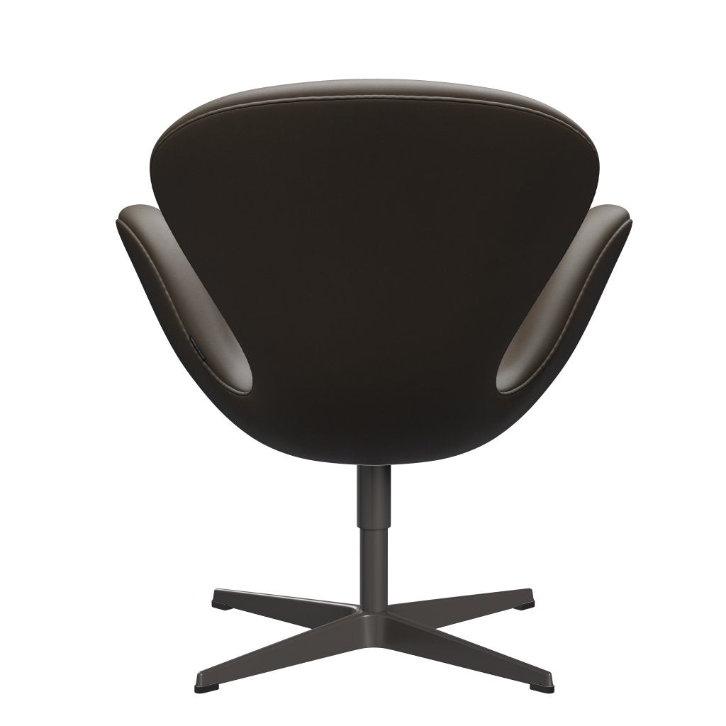 Sedia da salone Fritz Hansen Swan, calda grafite/pietra essenziale