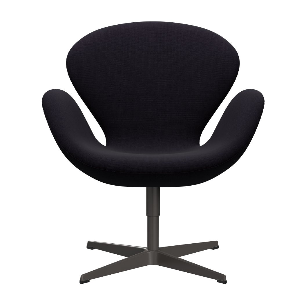 Fritz Hansen Swan Lounge Chair, graphite chaud / renom Bordeaux (64055)