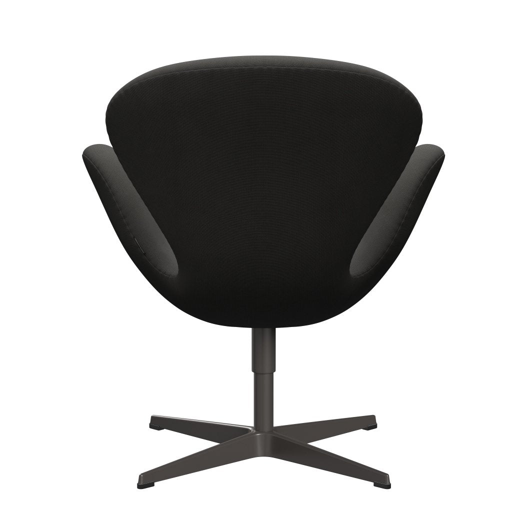 Sedia fritz Hansen Swan Lounge, calda grafite/fama marrone (61060)