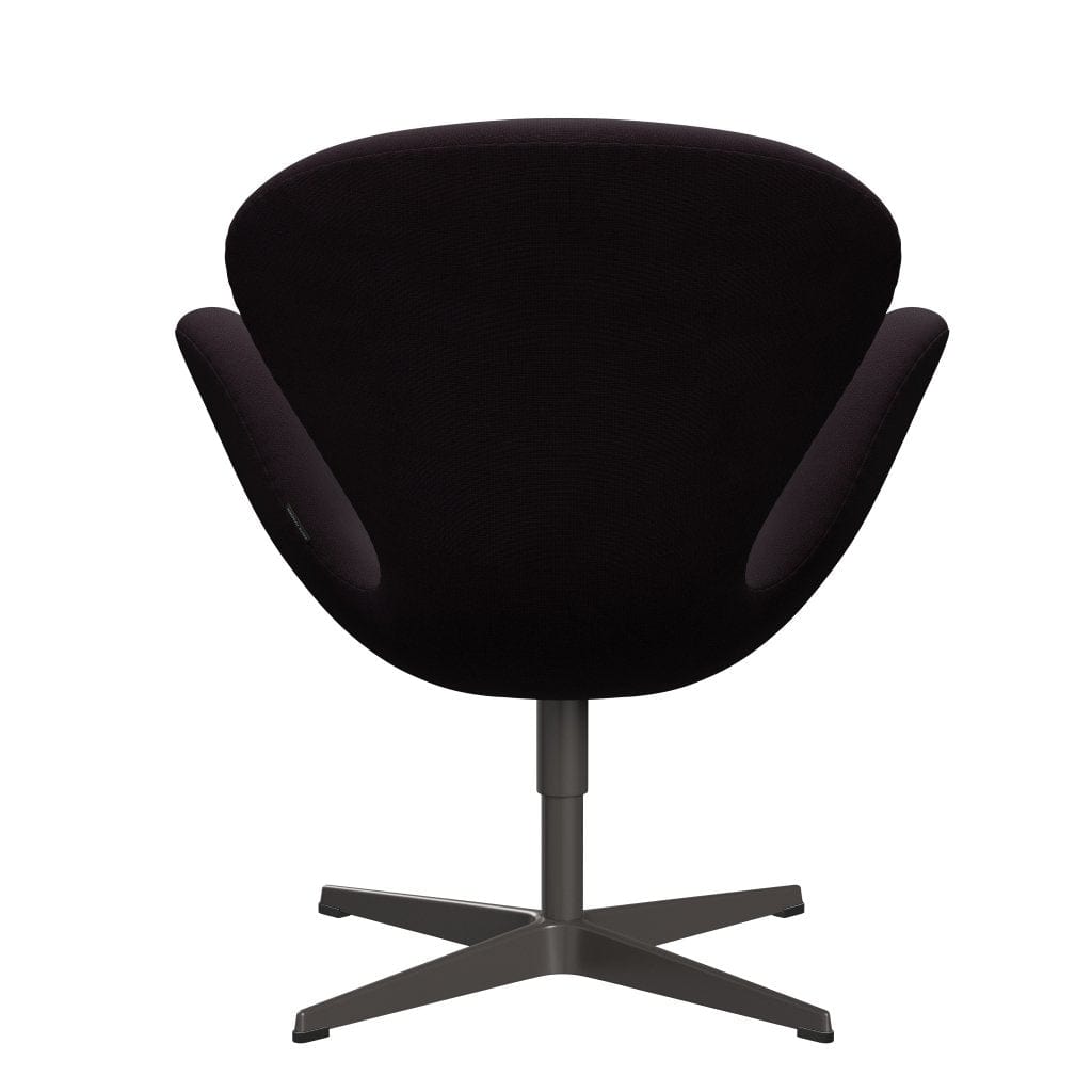 Sedia fritz Hansen Swan Lounge, calda grafite/fama marrone (61108)