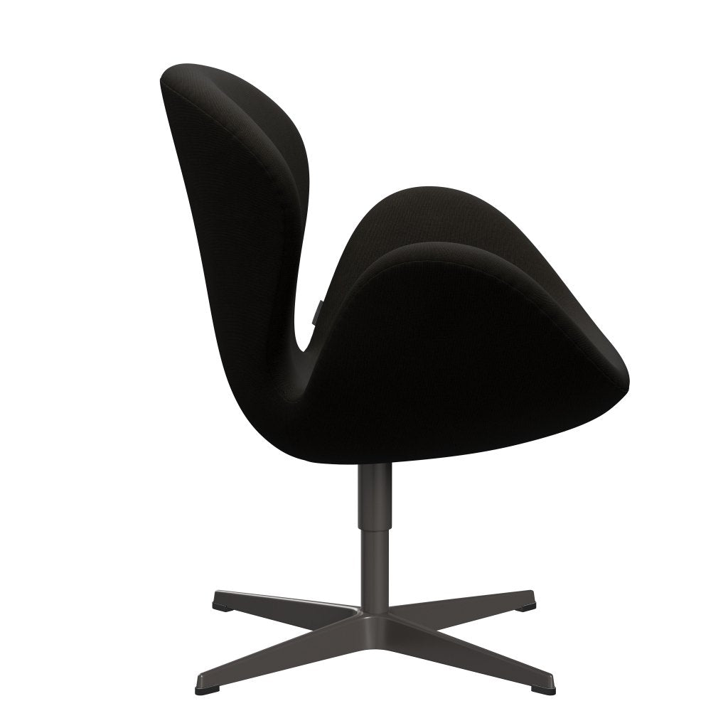 Sedia fritz Hansen Swan Lounge, calda grafite/fama scura