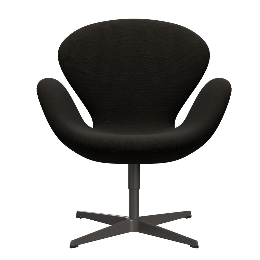 Sedia fritz Hansen Swan Lounge, calda grafite/fama scura