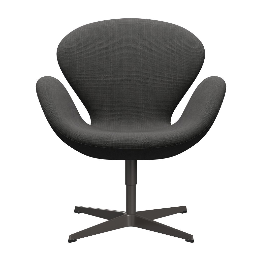 Sedia da salotto Fritz Hansen Swan, grigio scuro grafite/fama calda