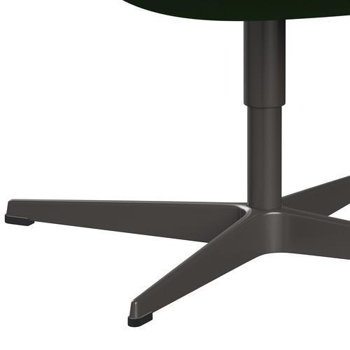 Sedia fritz Hansen Swan Lounge, grafite calda/Fame Green