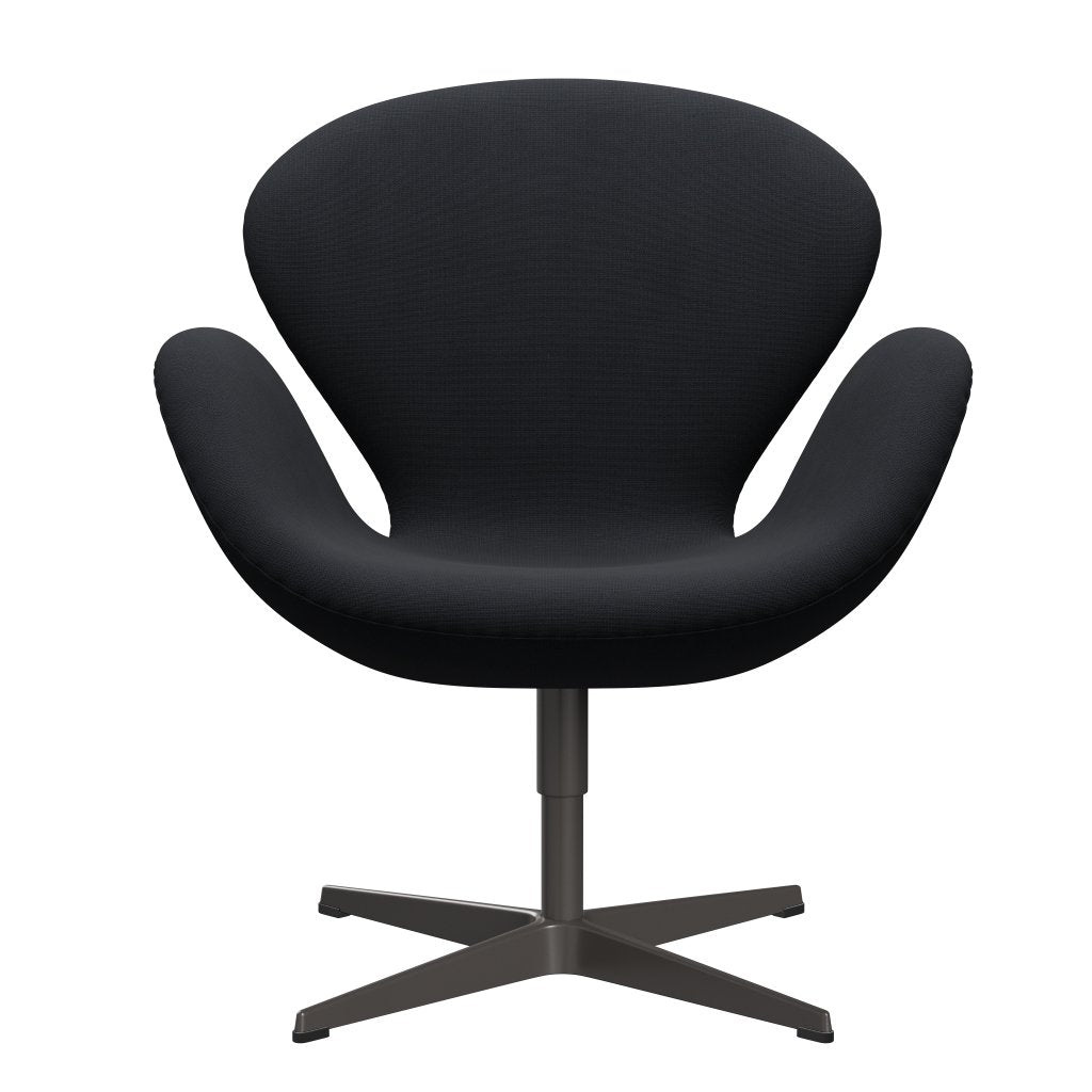 Fritz Hansen Chaise salon de cygne, graphite chaud / gris de renommée (60019)