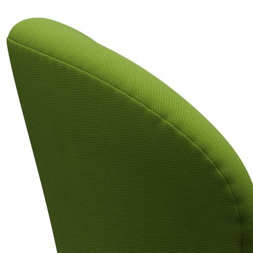 Fritz Hansen Chaise longue du cygne, graphite chaud / renommée verte