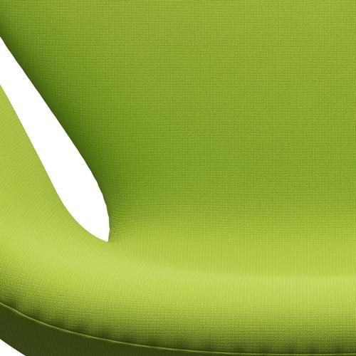 Sillón Fritz Hansen Swan, grafito cálido/fama verde neón