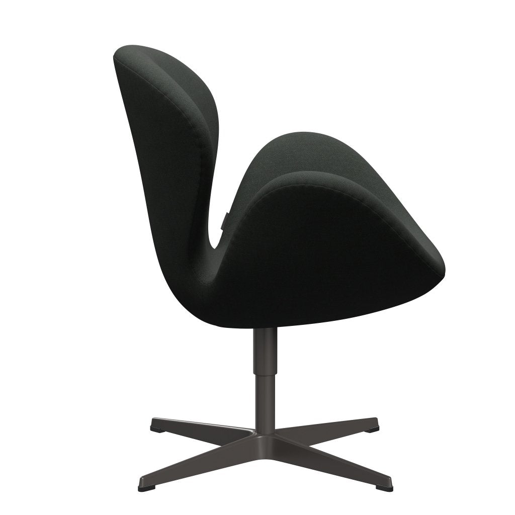 Fritz Hansen Swan Lounge Silla, Grafito cálido/Fiord negro multicolor