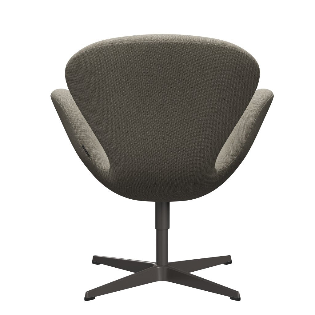 Fritz Hansen Swan Lounge stol, varm grafit/fiord taupe lys